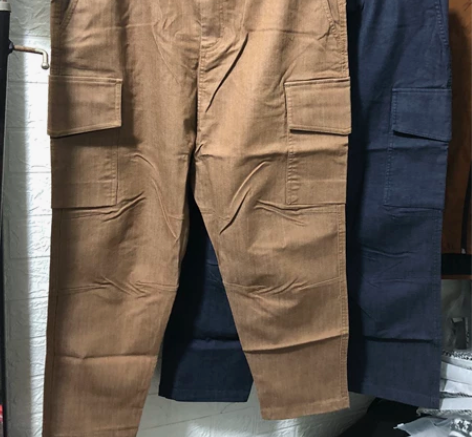 精品男士原创设计带弹力8分休闲工装裤特价2...