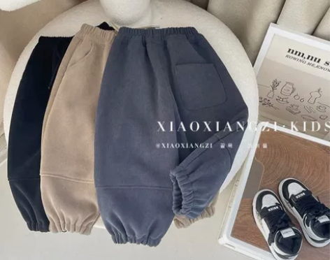 休闲卫衣裤加绒加厚裤子 一条可过冬的节奏 ...