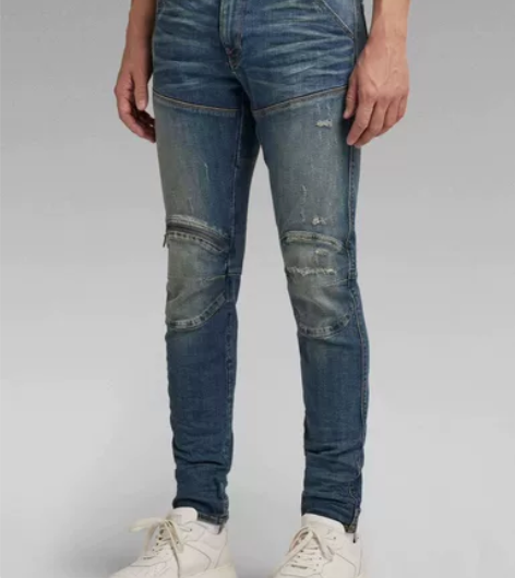 GSTAR RAW 5620 男士修身破洞...