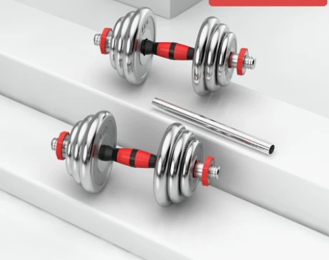 哑铃男士健身家用套装组合 一对20kg30...