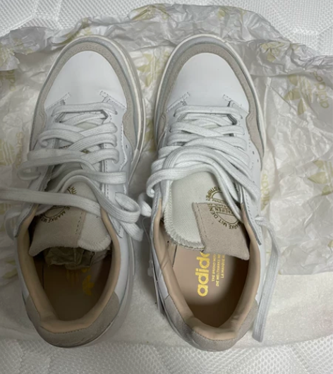 阿迪小白鞋38码adidas 全新带吊牌，...