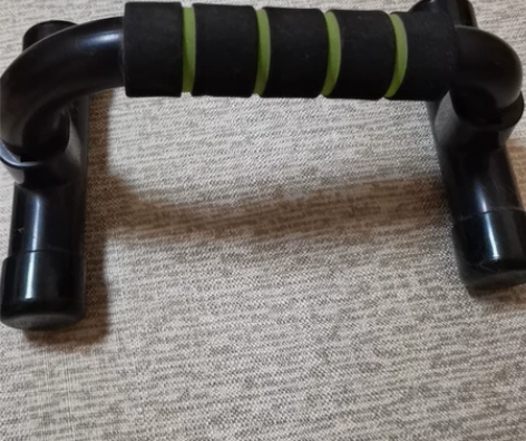 工字型俯卧撑支架，全新，泡棉手柄，pvc支...