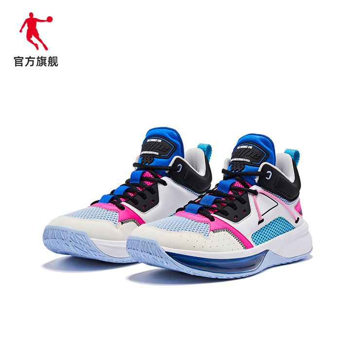 乔丹官方旗舰店购买2021新款网面运动鞋未...