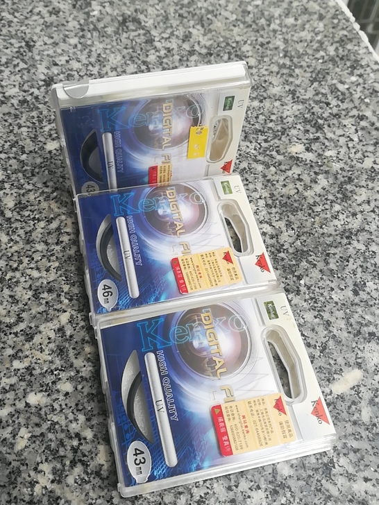 全新肯高原装正品UV镜，43㎜有2枚，46...