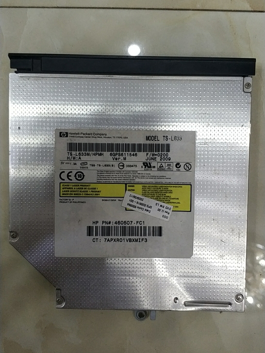 惠普笔记本光驱，拆机