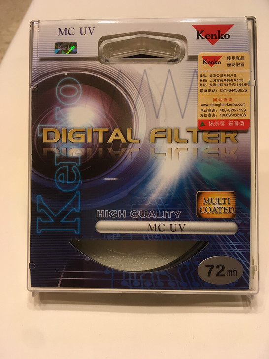 肯高全新正品国行，多层镀膜72mmUV镜片...