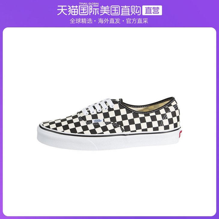 VANS 棋盘格板鞋 鞋面有一点被染色 不...