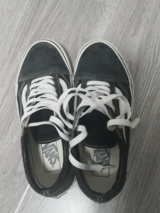 烽火体育 VANS 黑白帆布鞋 情侣 经典...