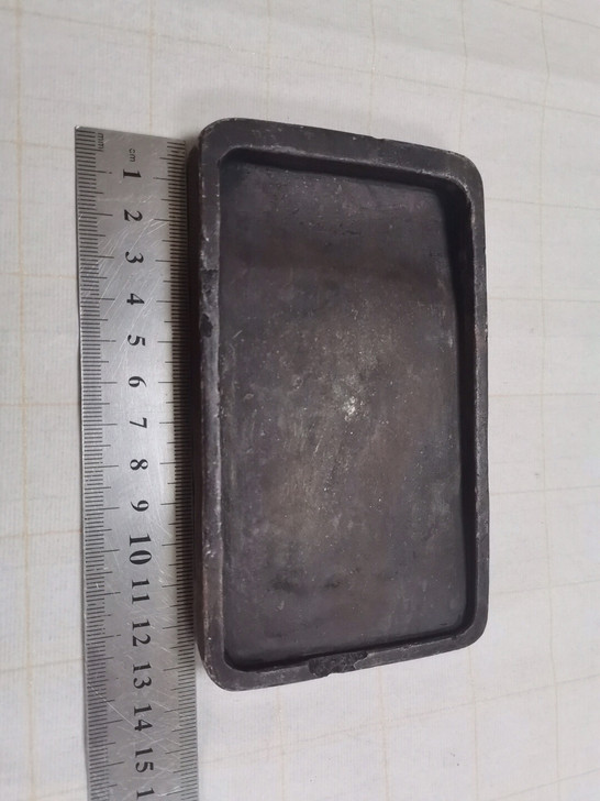 老砚台，实物拍摄，黑中泛紫红，手感细腻，懂...