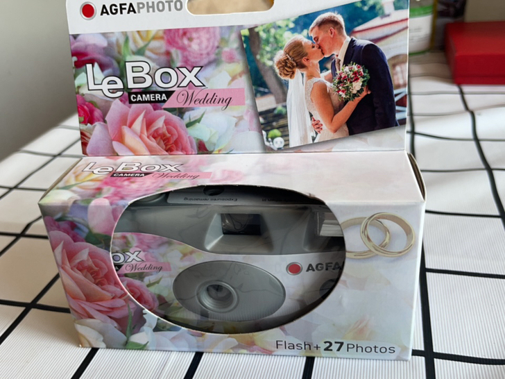 美国 爱克发 AGFA 一次性相机，粉色系...