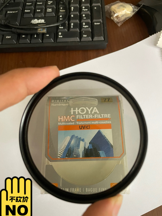 保谷偏振镜77mm 成色如图