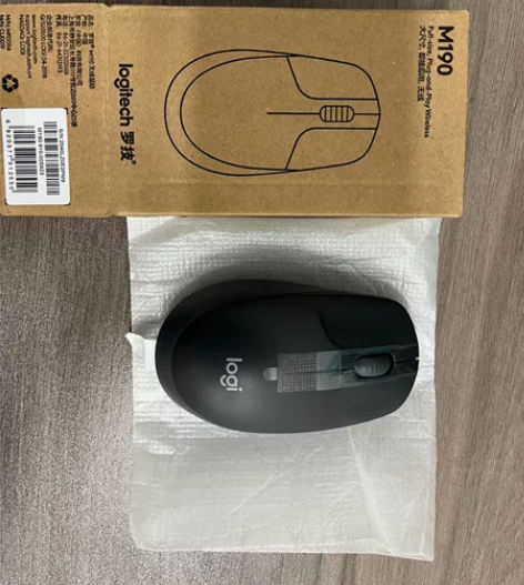 罗技M190无线笔记本鼠标usb电脑商务办...