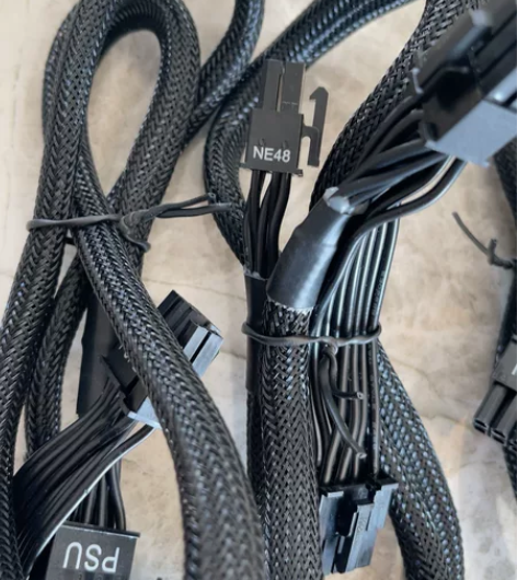 华硕rog雷鹰显卡电源线3090电源线三条...