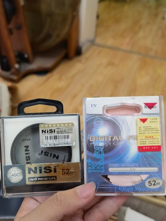kenko uv镜+ nisi 偏光镜，都...