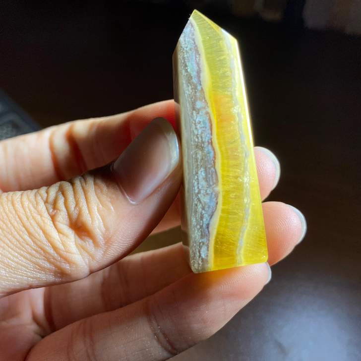 天然萤石柱
