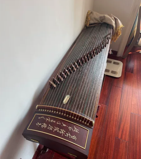 琼花古筝(九成新) 赠琴袋、琴架、琴罩 大...