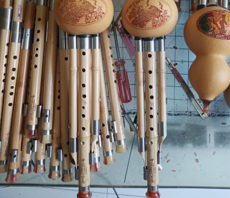 云南9孔葫芦丝，音准音色非常好！配件20 ...