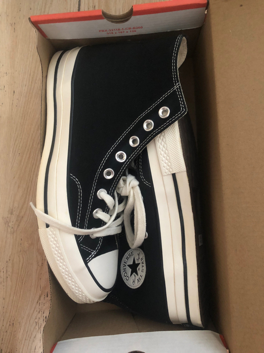 匡威1970s 高邦 黑色  41码  顺...