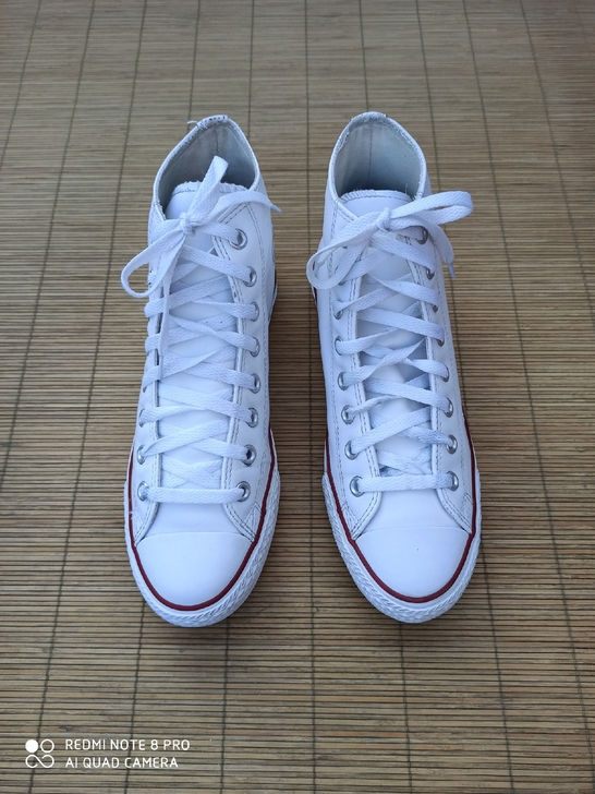 42码匡威全真皮板鞋