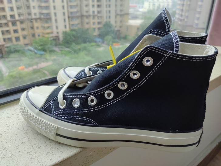CONVERSE匡威1970S黑色高帮帆布鞋
