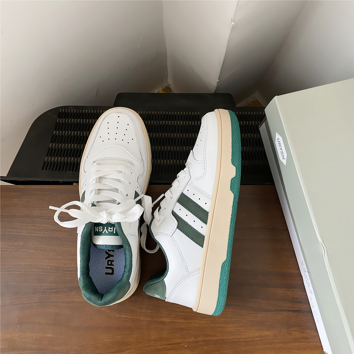 易少年 德训鞋女ins超火百搭学生复古低帮...