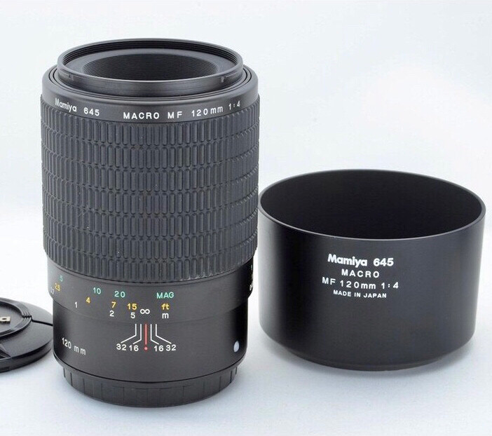 玛米亚645镜头 120/4 微距用遮光罩...