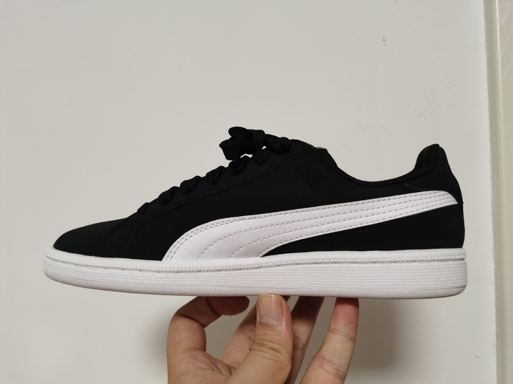 Puma彪马板鞋Smash Buck，黑白...