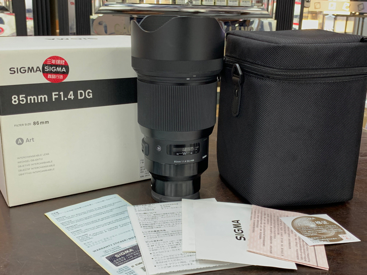 适马85 1.4ART索尼E口，行货98新