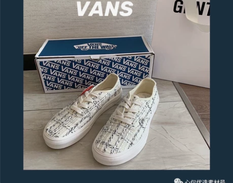 #全新#大码VANS小香风帆布鞋40码40...