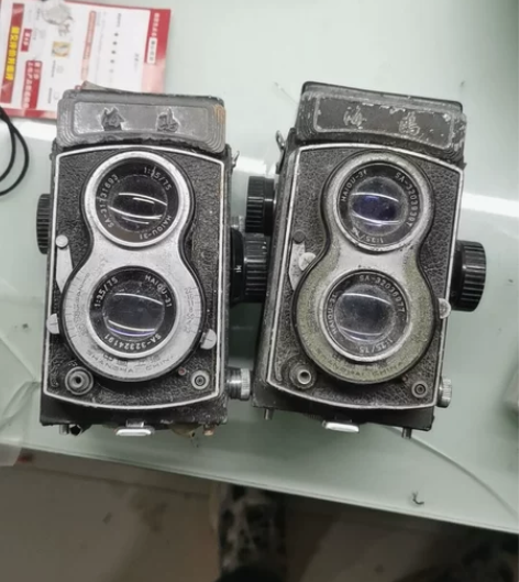 海鸥老式相机两个！！！！！打包出！！！！ ...