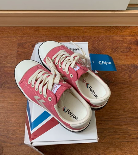 35码飞跃Feiyue女士帆布鞋平底鞋板鞋...