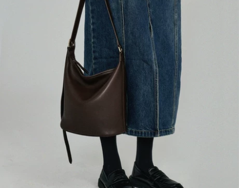 avalea慵懒随性柔软牛皮水桶托特包 新...