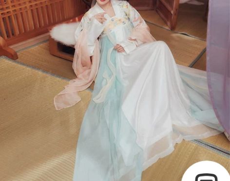 都城南庄汉服 暮初尘 原创浅色齐胸襦裙非古...