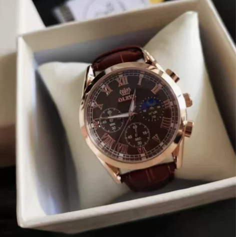 瑞士欧利时手表高档电子石英夜光防水多功能运...