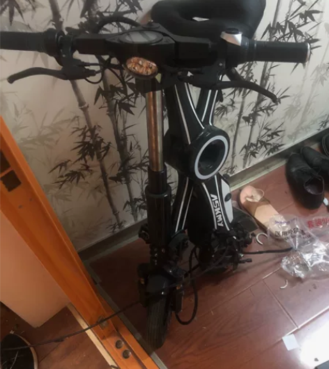 折叠电动车，恩斯迈，电动车，电池跑不多，也...