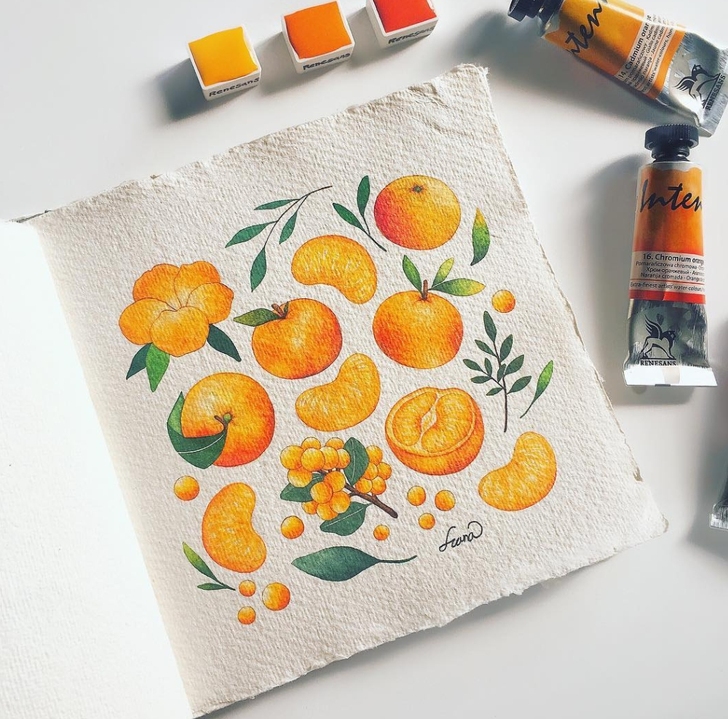 T53  可爱小画  彩铅 水彩 手绘  ...