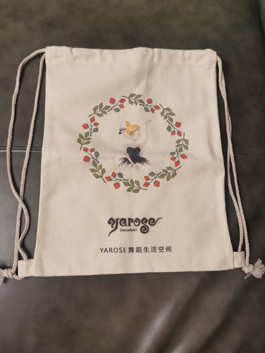 全新，布质双肩背环保袋，38x30cm，5...