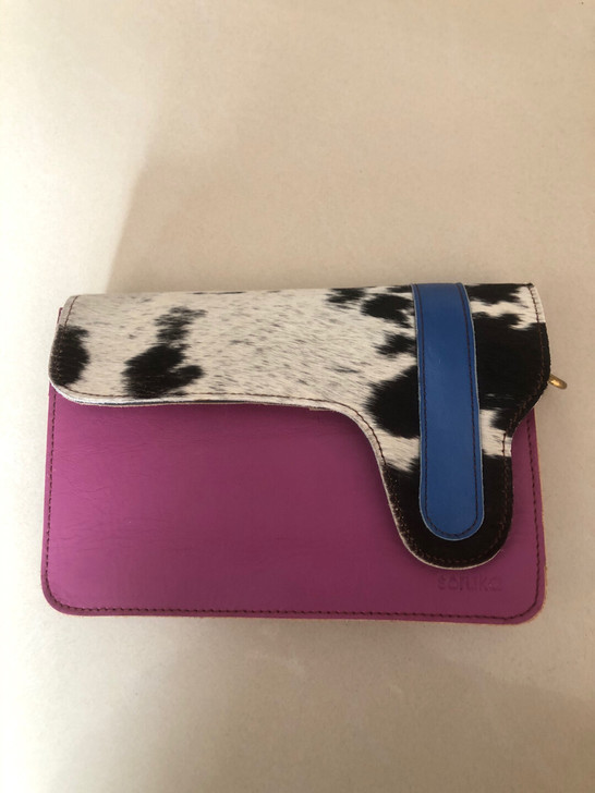 斜挎包,只背过2次,购于西班牙手工皮具店,...