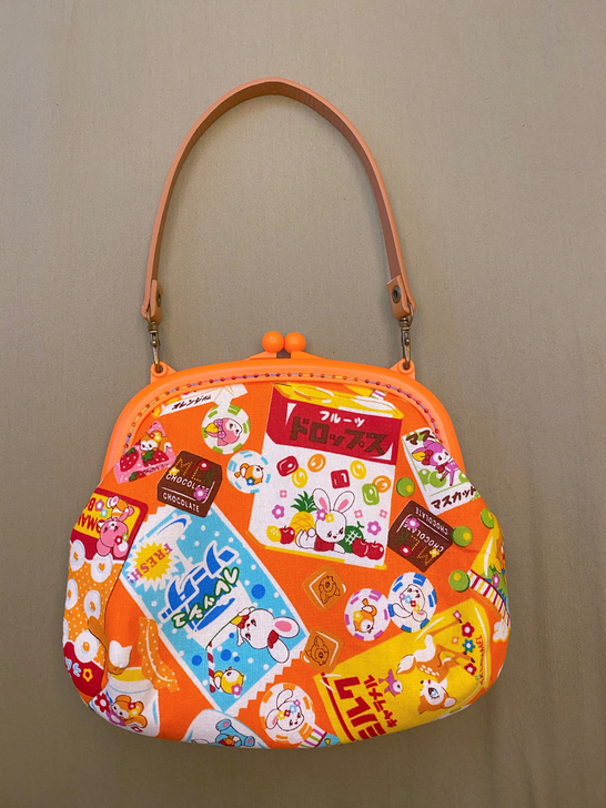 日本手作包昭和小动物巧克力口金包