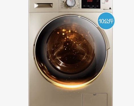 美的10公斤滚筒洗衣机洗烘一体MD100V...