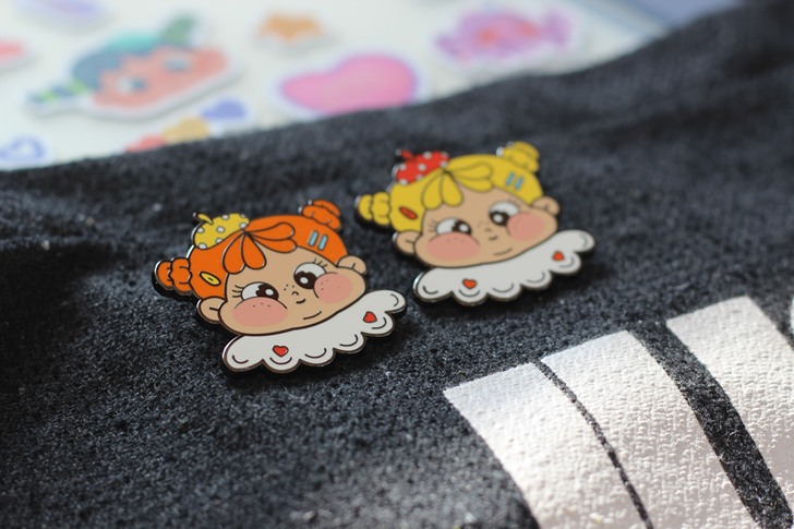 QOQO原创徽章 仿珐琅金属徽章 包包装饰...