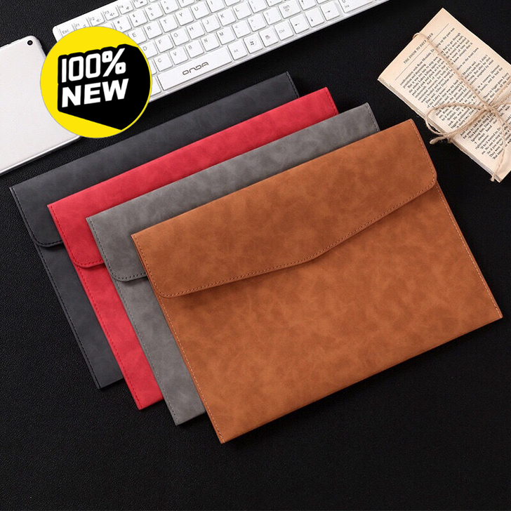 【低价时尚】商务会议包A4大容量文件袋皮质...