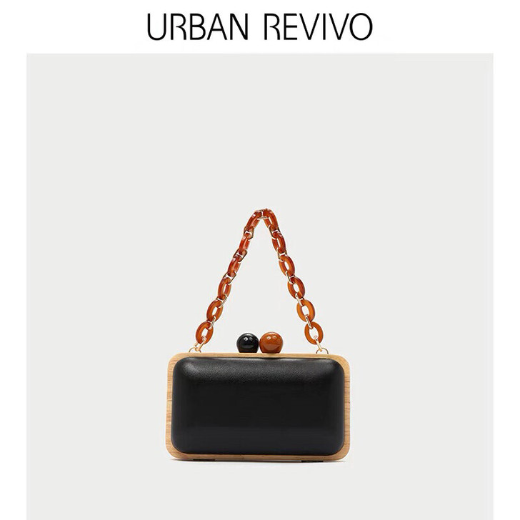 ur别致扣式手提包单肩包