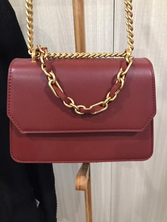 小ck和施华洛世奇合作款 酒红色