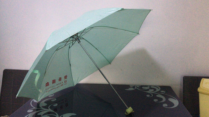 一个献血得到的折叠遮阳伞 适用对象：成人 ...