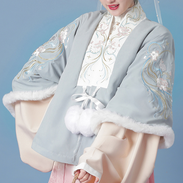 东月棠 流云兔 多色款冬装汉服汉元素女正品...