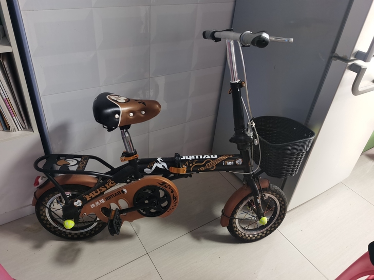 小孩长大了。上学了。没时间骑了