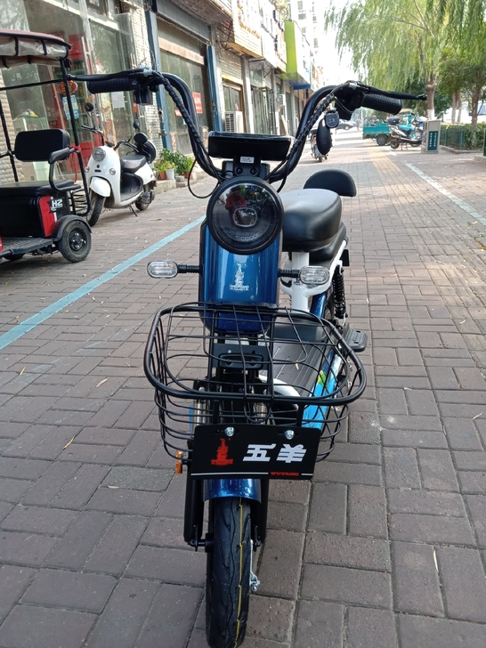 五羊电动车，酷闪旗舰版，舒适双重减震，加宽...