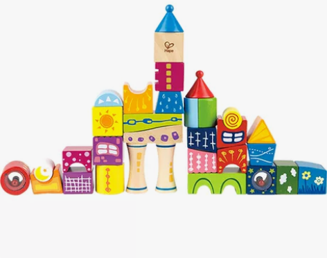 【狂欢价】Hape童话城堡积木益智玩具1-...