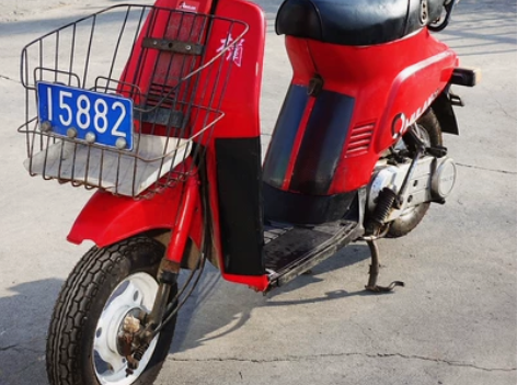 复古名车 木兰摩托车 承载了我九十年童年时...